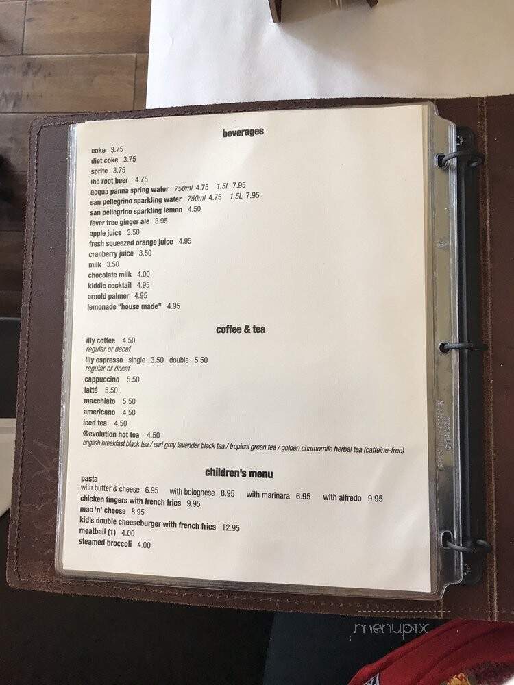 Lucca Pizzeria - La Grange, IL menu_pic