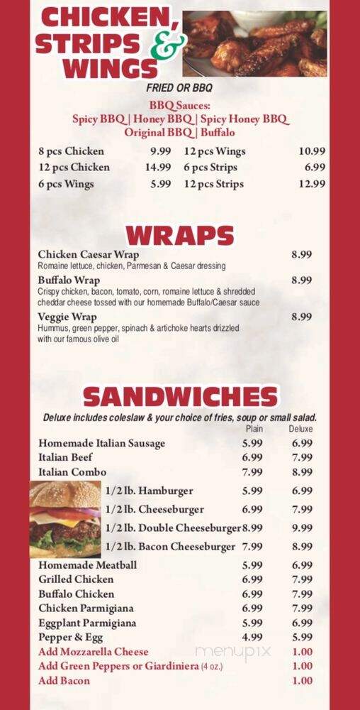 Lucky Vito's Pizzeria - Chicago, IL menu_pic