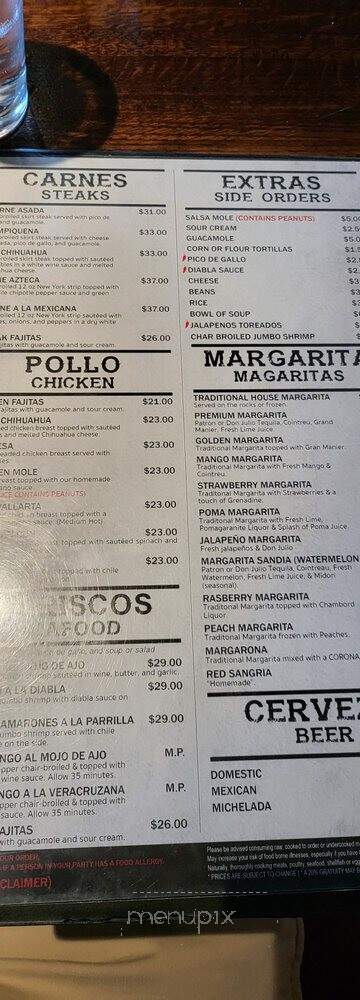 Maria's Mexican Restaurant - Chicago, IL menu_pic