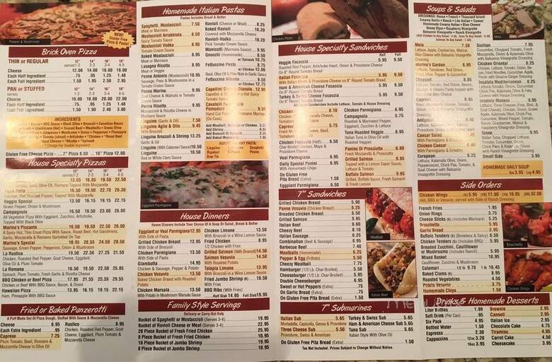 Marino's Pizzeria & Cafe - Wood Dale, IL
