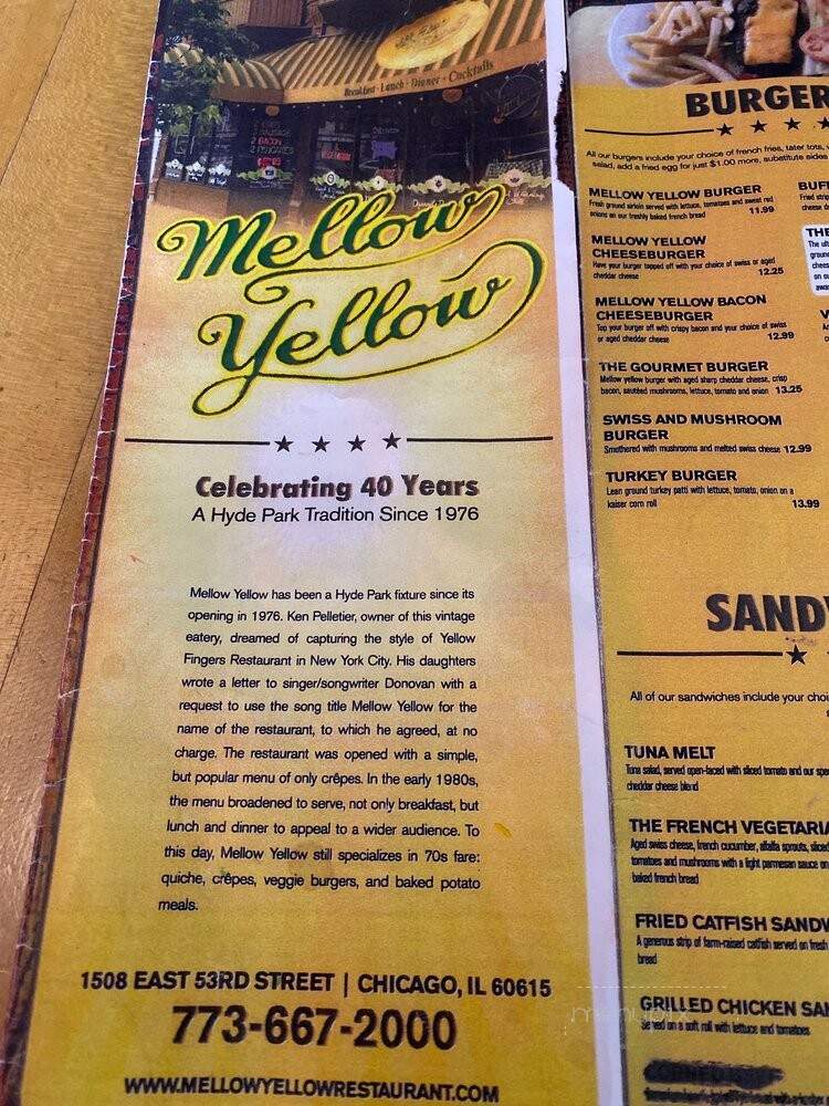 Mellow Yellow Restaurant - Chicago, IL