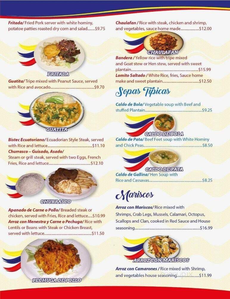 Mi Ciudad Restaurant - Chicago, IL menu_pic