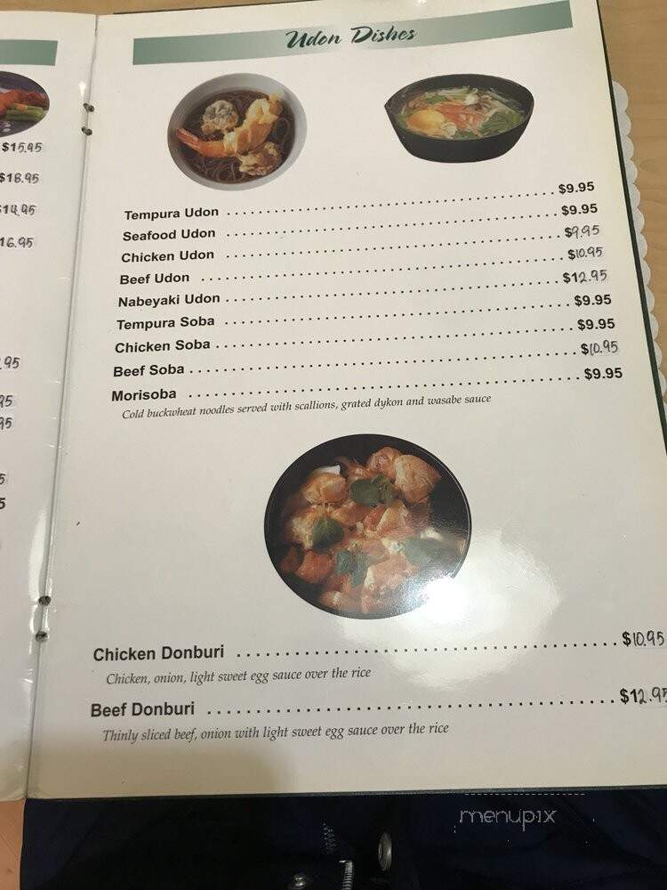 Midori Japanese Restaurant - Chicago, IL menu_pic