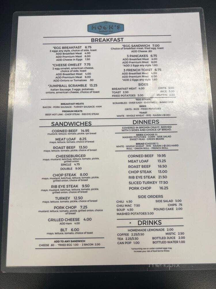 Moon's Sandwich Shop - Chicago, IL