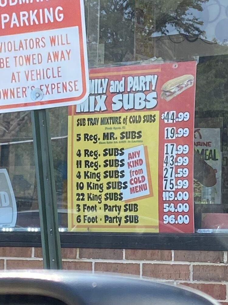 Mr Submarine - Chicago, IL menu_pic