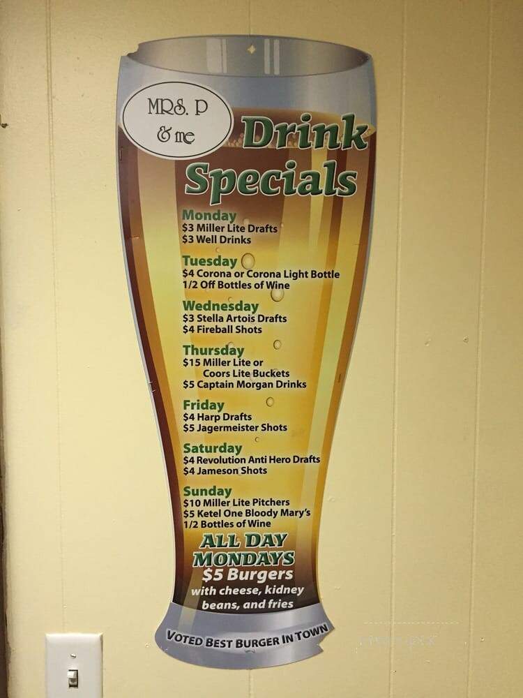 Mrs P & Me - Mount Prospect, IL menu_pic
