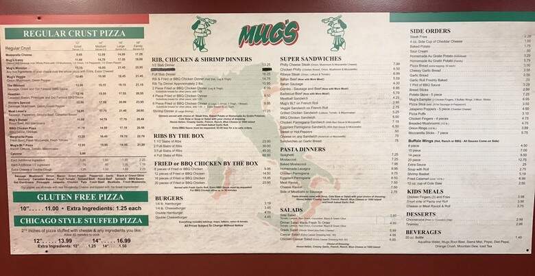 Mugs Pizza & Ribs - Chicago, IL