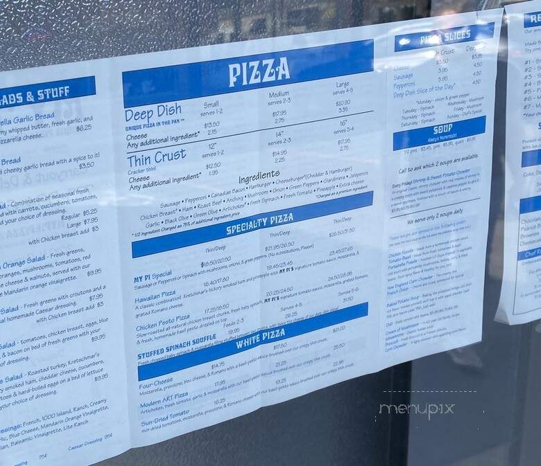 My Pie Pizza - Chicago, IL menu_pic