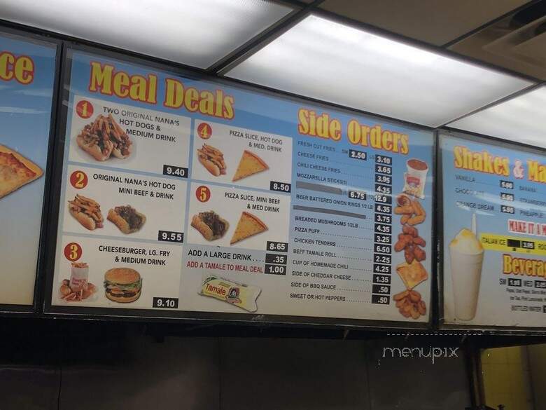 Nana's Hot Dogs - Streamwood, IL menu_pic