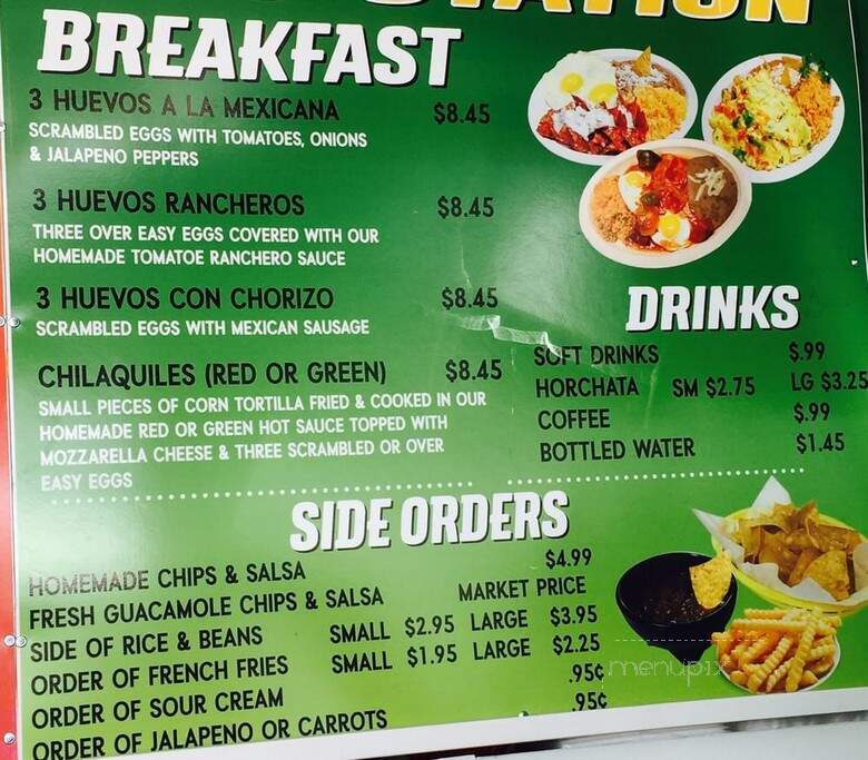 New Burrito Station - Chicago, IL menu_pic