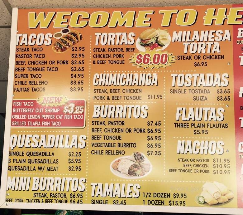 New Burrito Station - Chicago, IL menu_pic