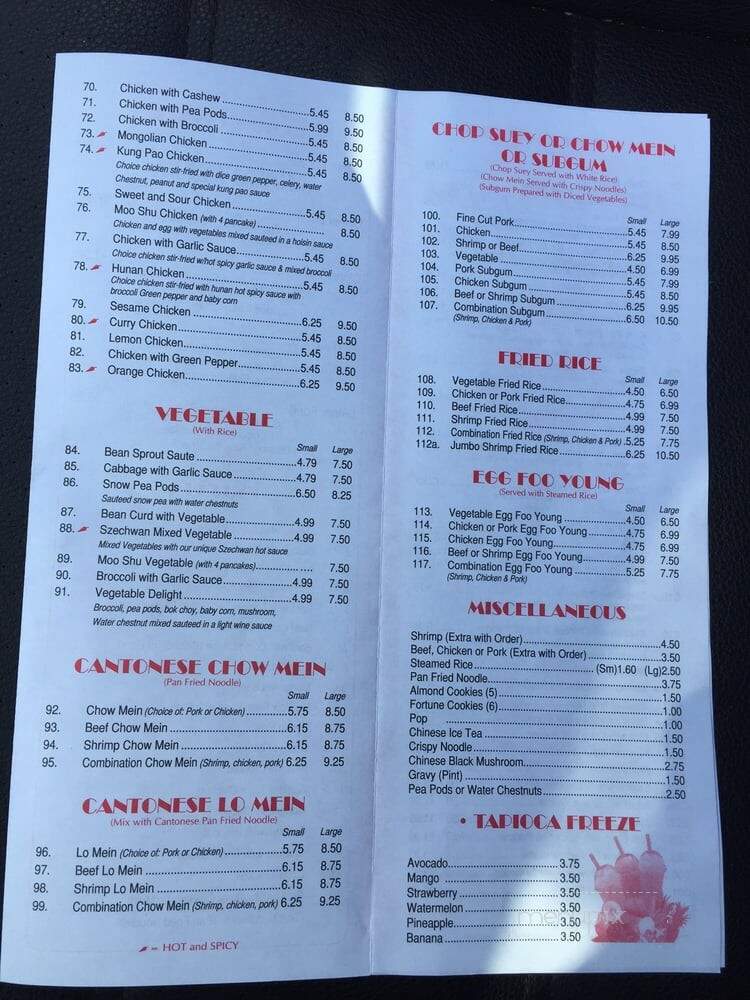 New China Chef - Streamwood, IL menu_pic