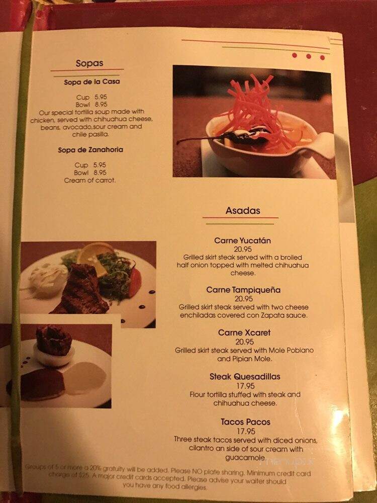 New Rebozo Mexican Restaurant - Oak Park, IL menu_pic