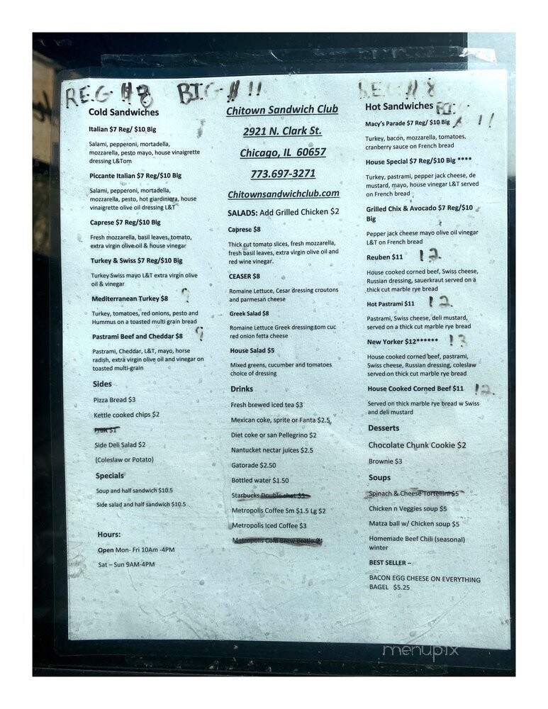New York Deli Inc - Chicago, IL menu_pic