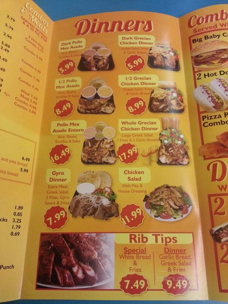 Nickys - Chicago, IL menu_pic