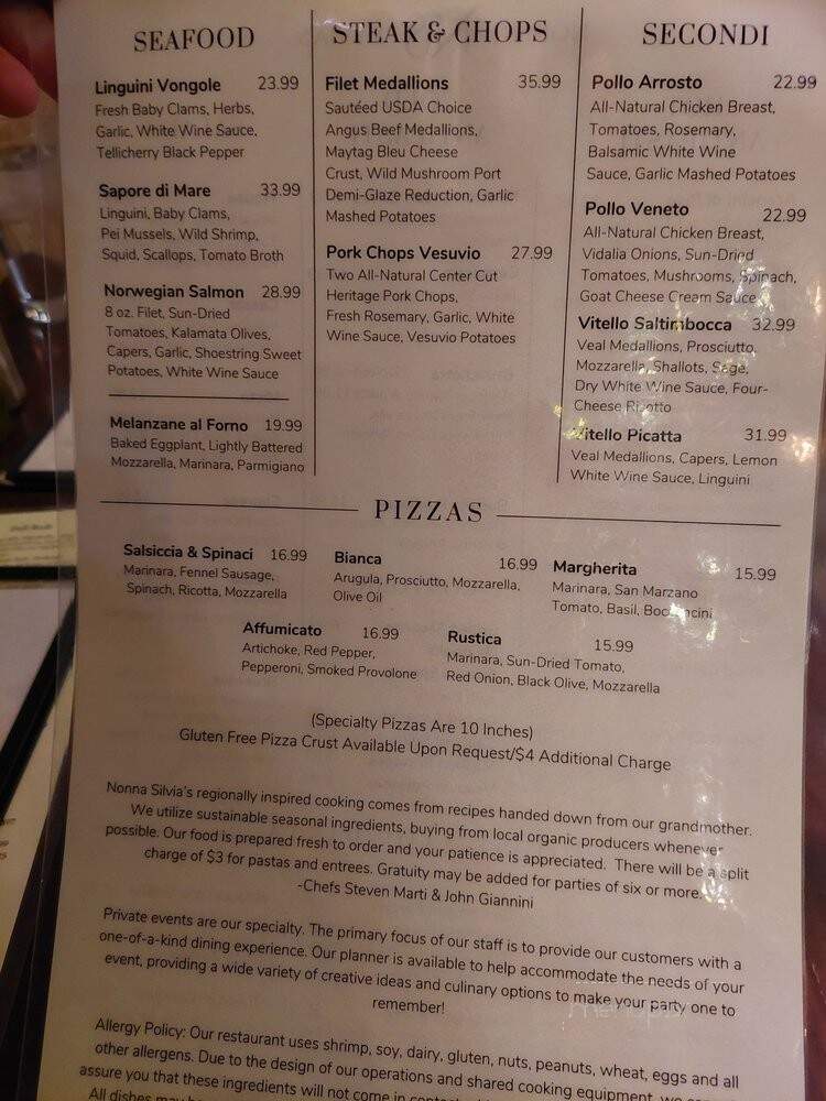 Nonna Silvias Pizzeria - Park Ridge, IL