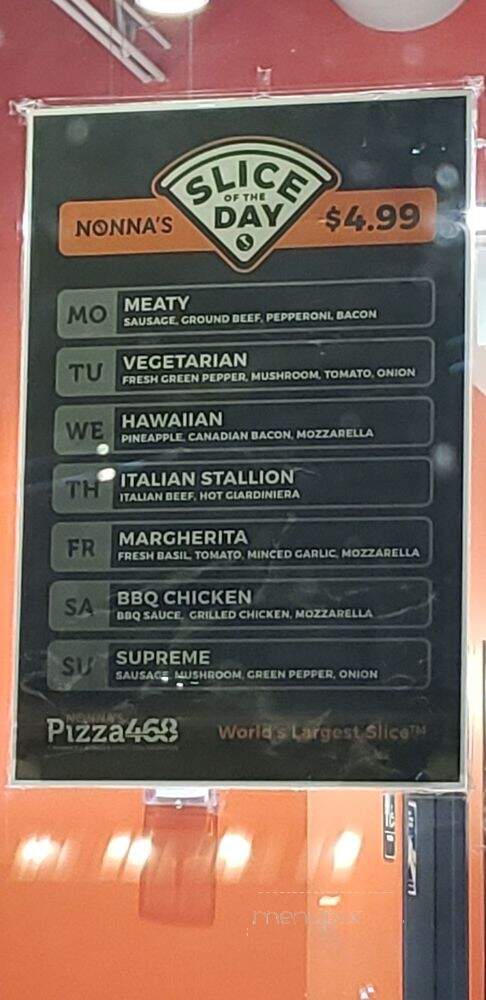 Nonna's - Oak Lawn, IL menu_pic
