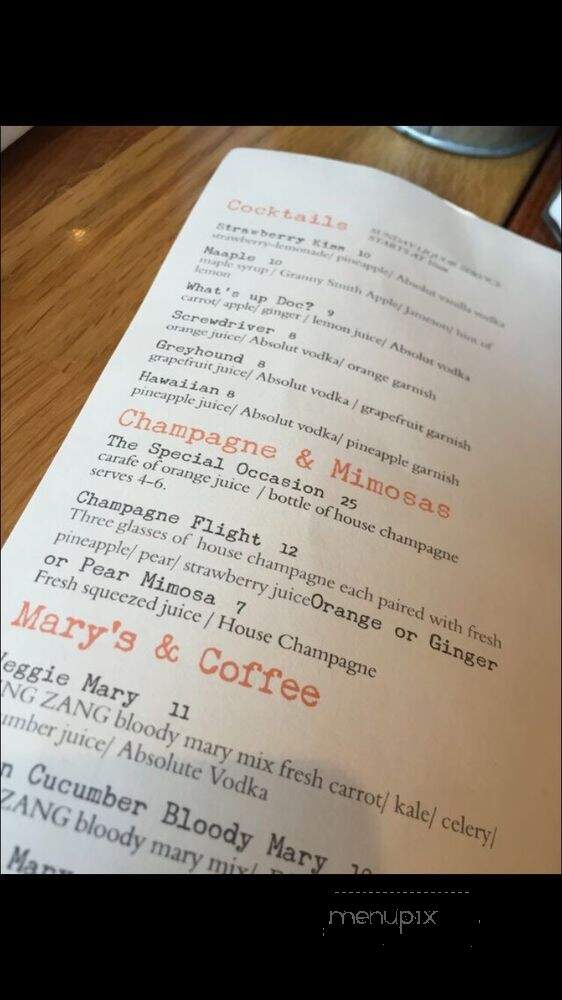 Orange On Roscoe - Chicago, IL menu_pic