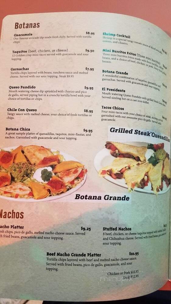 Pepe's Mexican Restaurant - Countryside, IL menu_pic