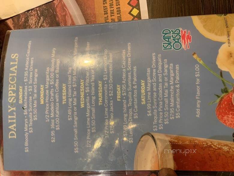 Pepe's Mexican Restaurant - Chicago, IL menu_pic