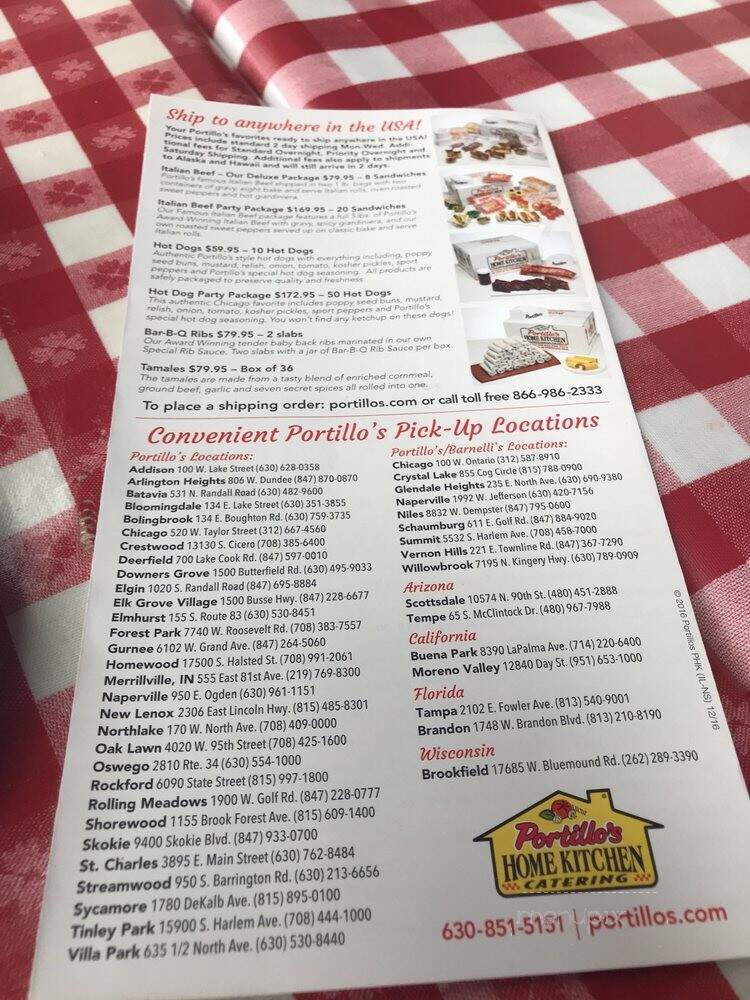 Portillo's Hot Dogs - Naperville, IL