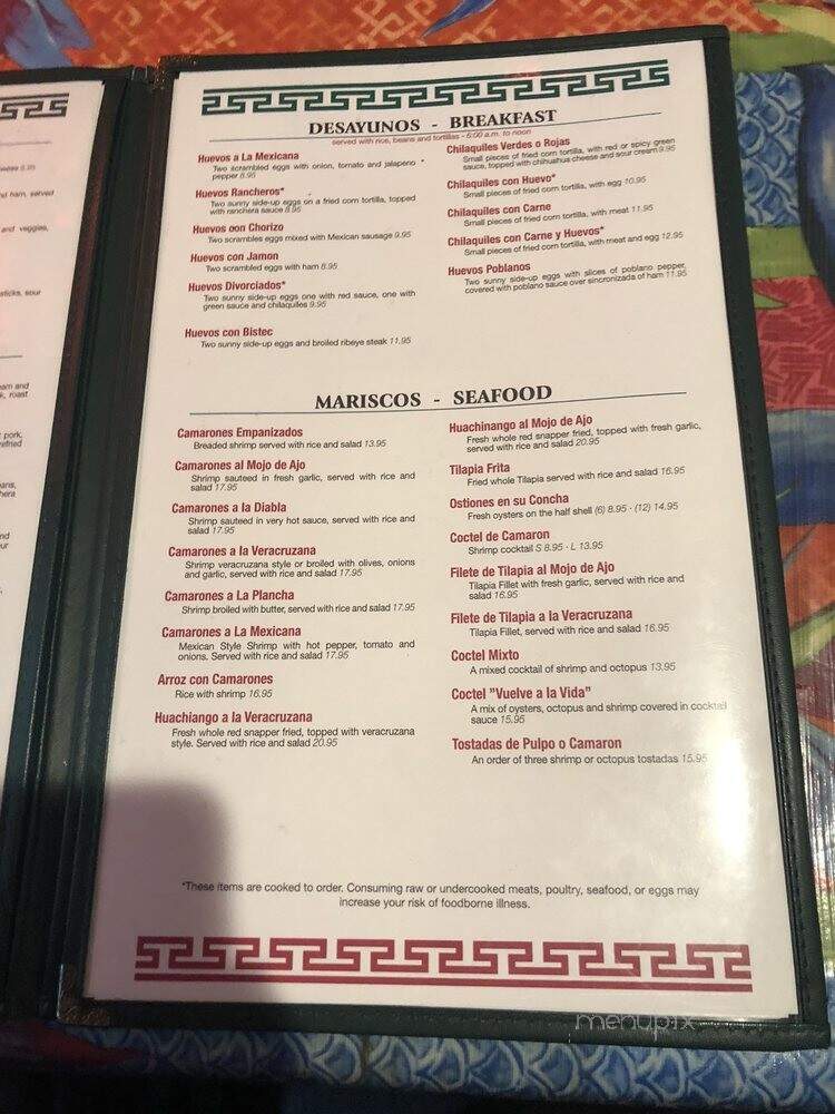 Puebla - Chicago, IL menu_pic