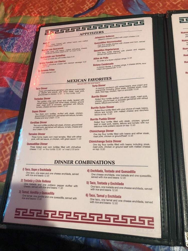 Puebla - Chicago, IL menu_pic
