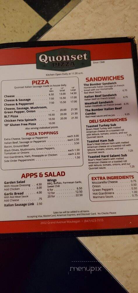 Quonset Pizza - Waukegan, IL
