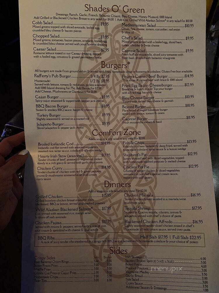 Rafferty's Pub - Countryside, IL menu_pic