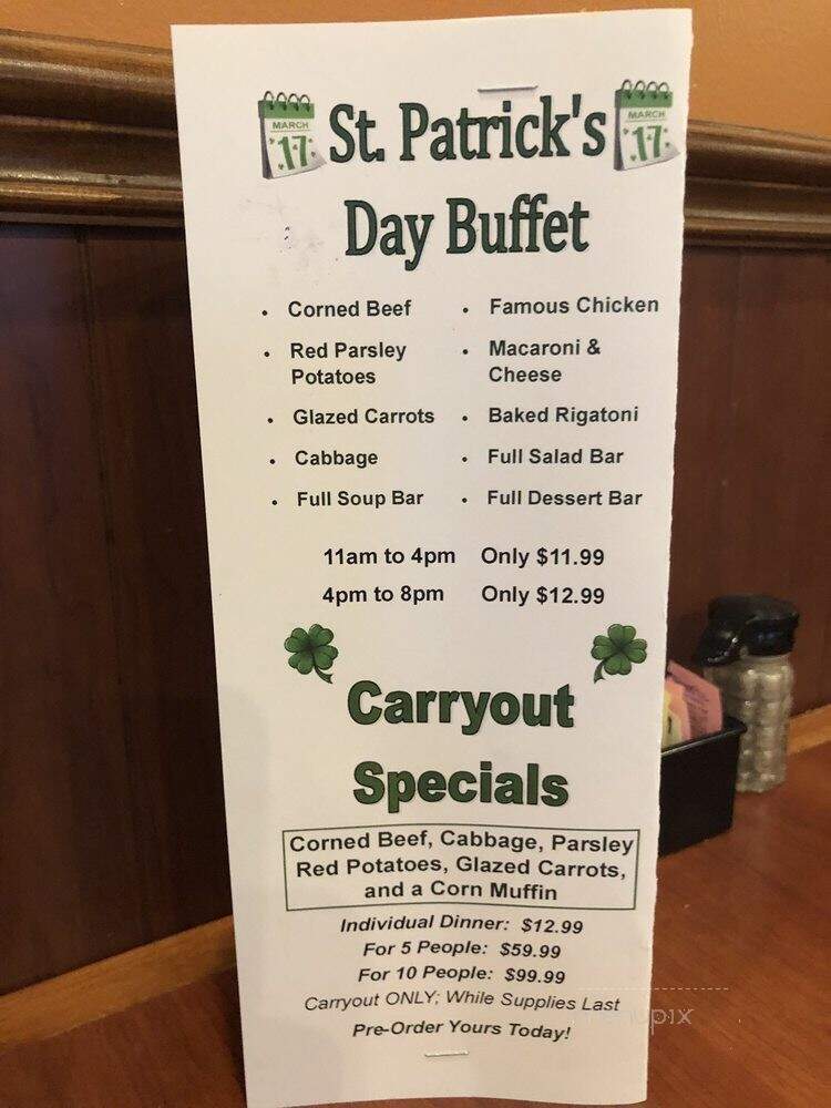 Ravanelli's Restaurant - Collinsville, IL menu_pic