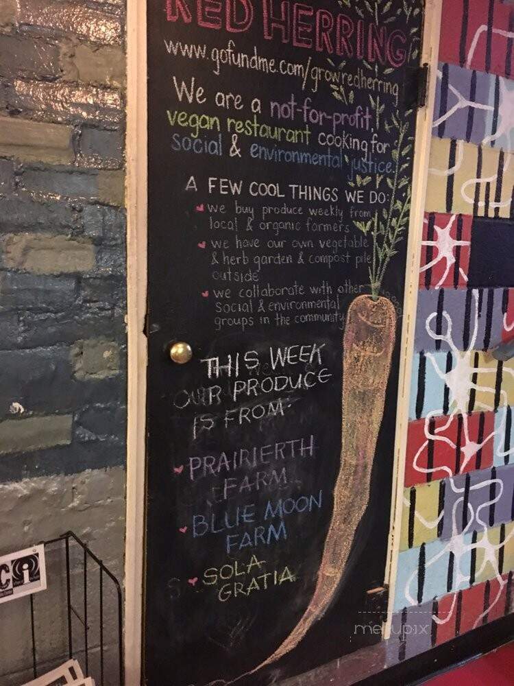Red Herring Coffee House - Urbana, IL menu_pic