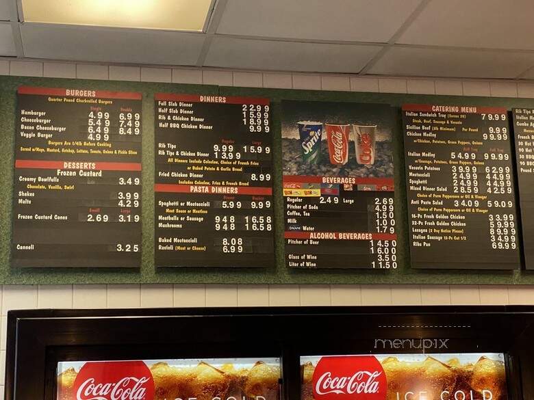 Ricobene's Pizzeria - Chicago, IL menu_pic
