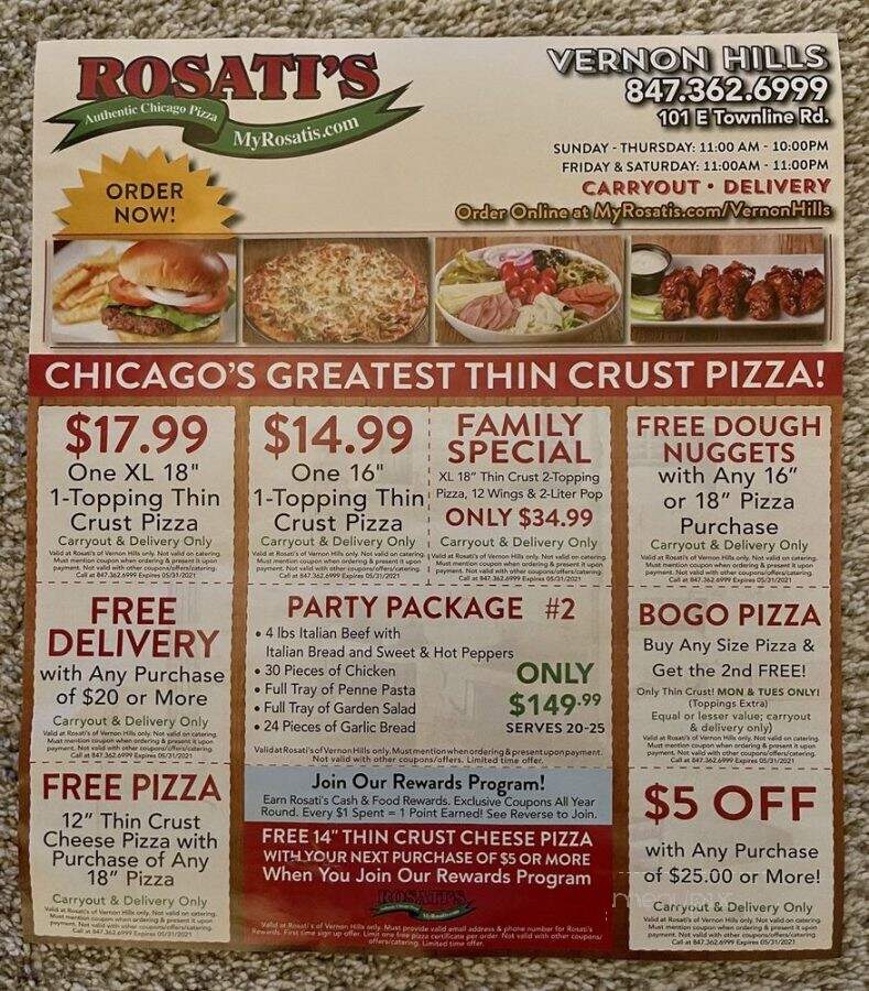 Rosati's Pizza - Vernon Hills, IL