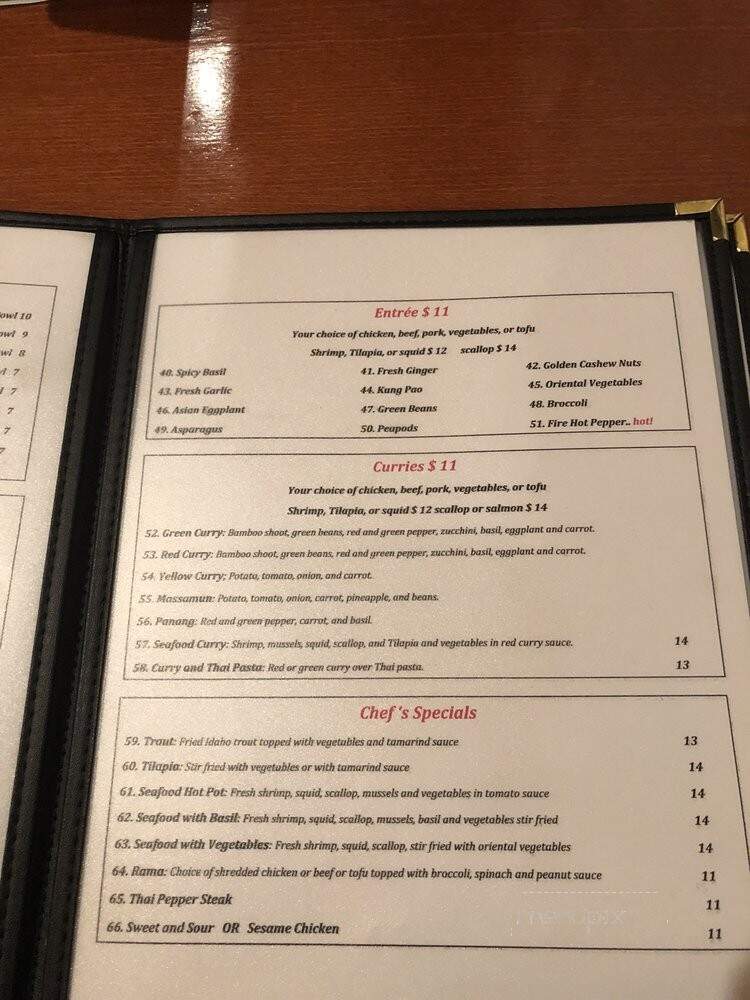 Royal Thai - Gurnee, IL menu_pic
