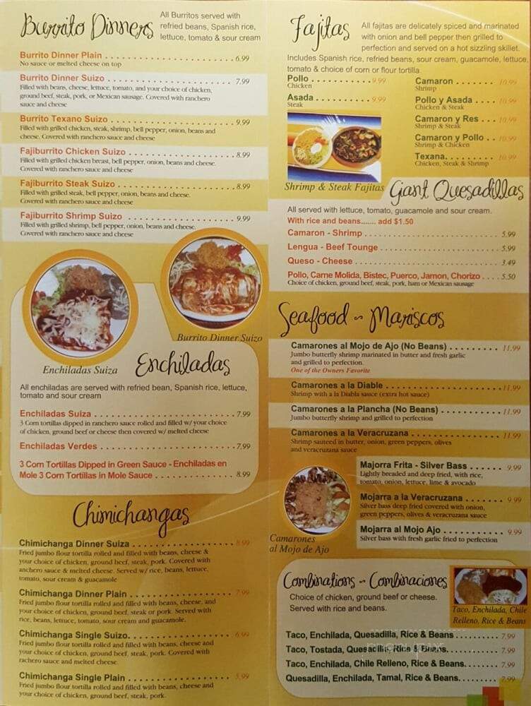 Salitre Restaurant - Schiller Park, IL menu_pic