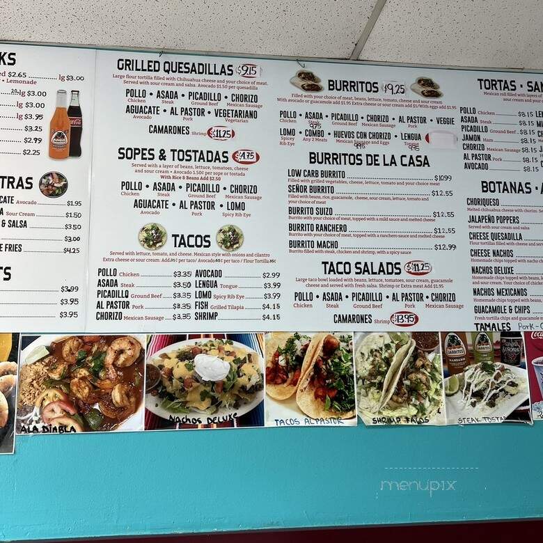 Senor Tacos - Rolling Meadows, IL menu_pic