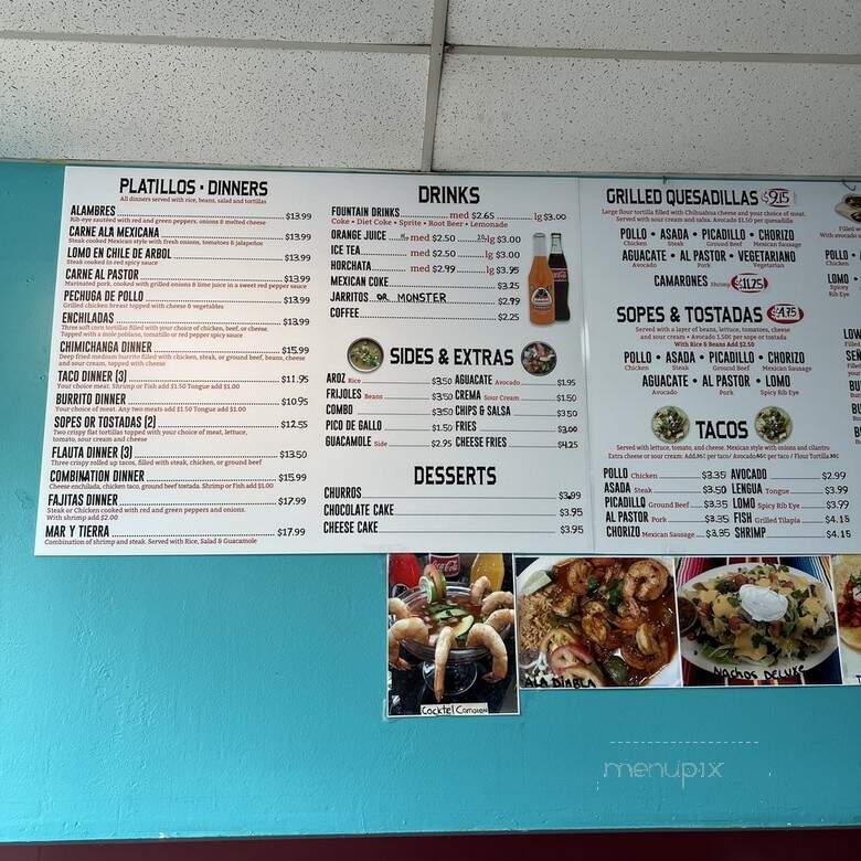 Senor Tacos - Rolling Meadows, IL menu_pic