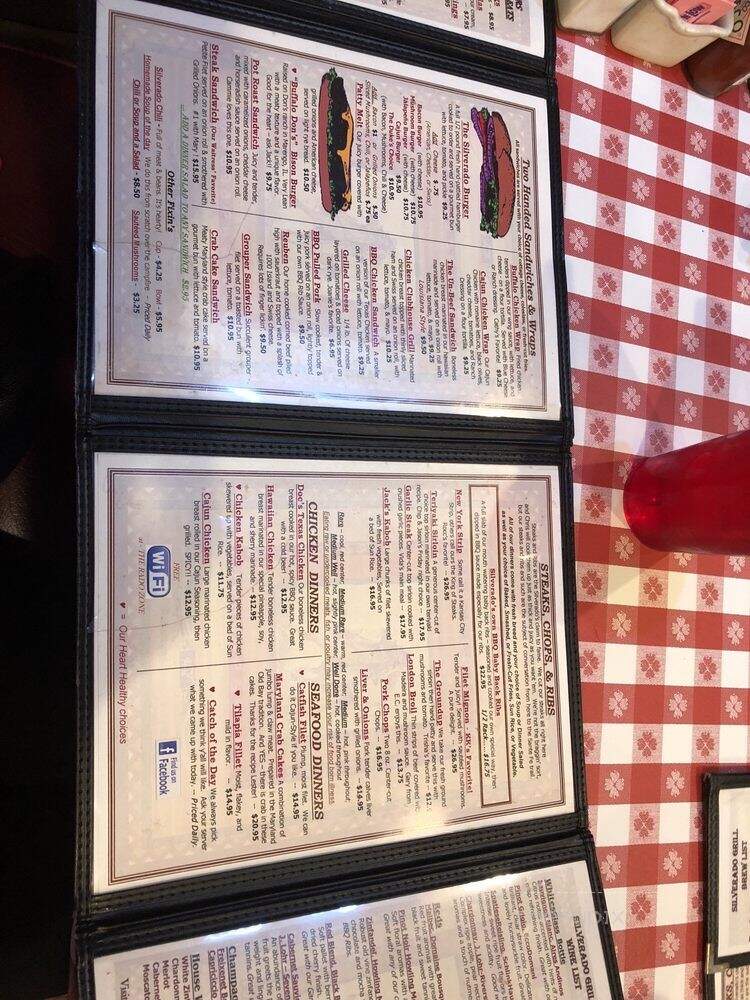 Silverado Grill - Elmhurst, IL menu_pic