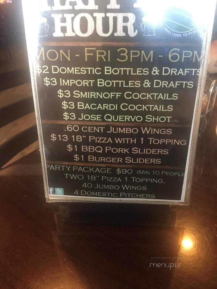 Sneaker's Sports Bar & Grill - Franklin Park, IL menu_pic