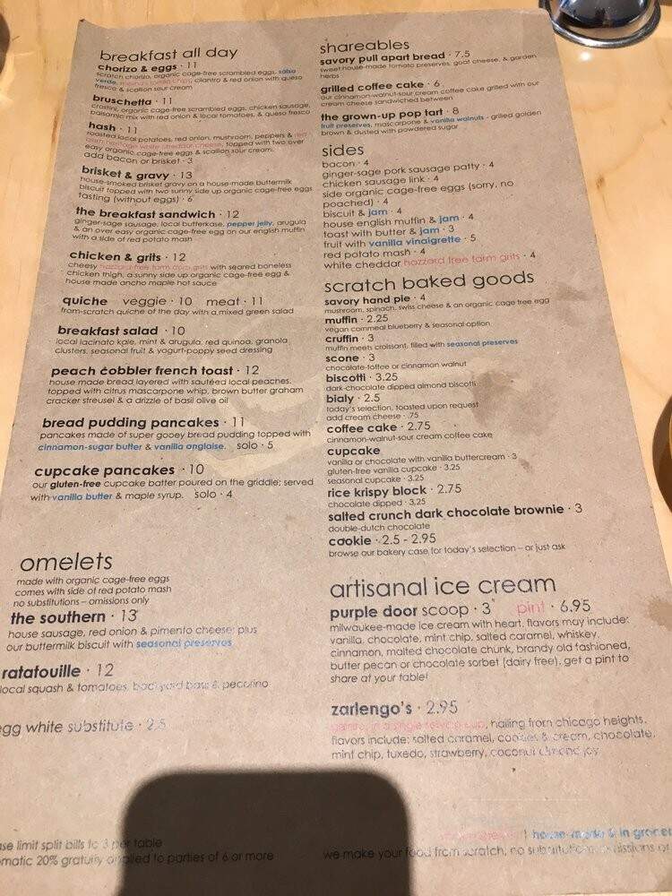 Southport Grocery & Cafe - Chicago, IL menu_pic