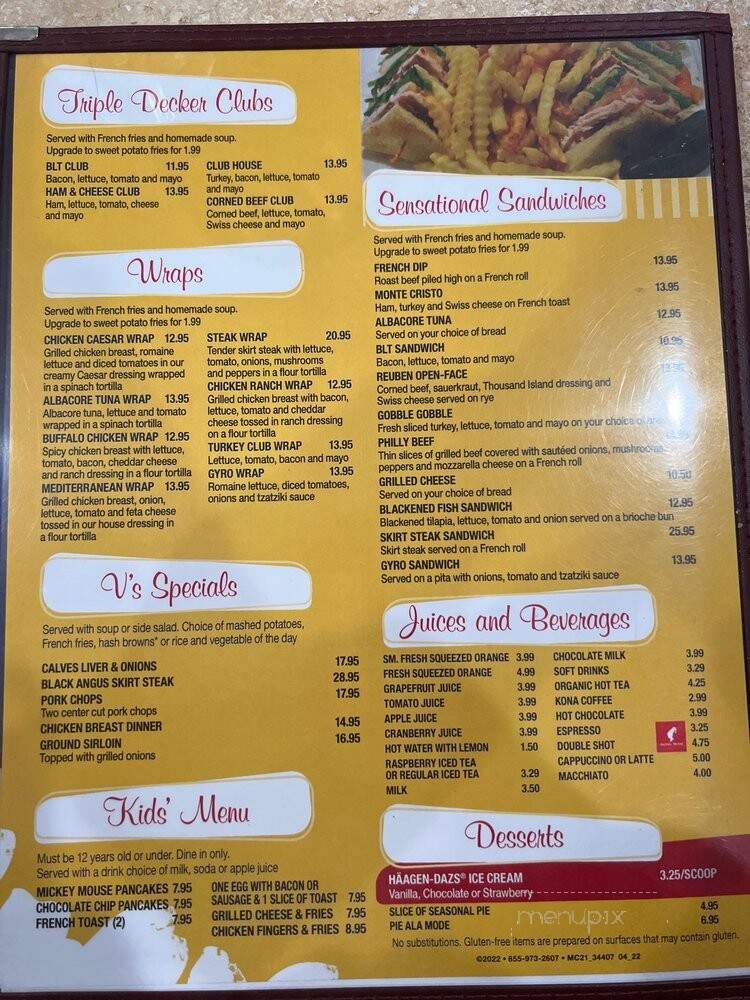 Sugar Bowl - Des Plaines, IL menu_pic
