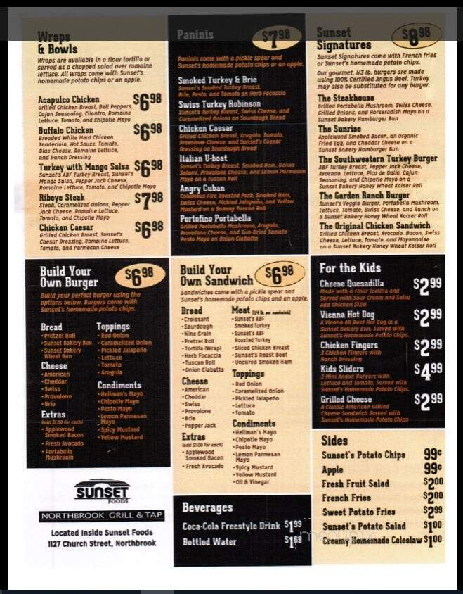 Sunset Food Mart - Northbrook, IL menu_pic