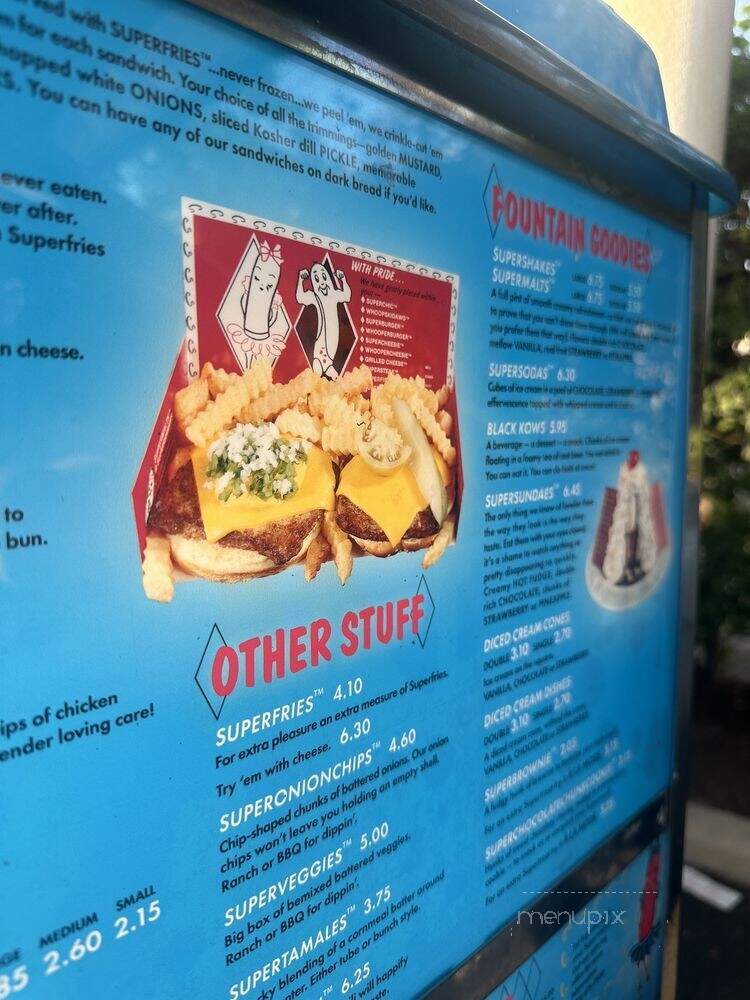 Superdawg Drive-In-Inc - Chicago, IL menu_pic