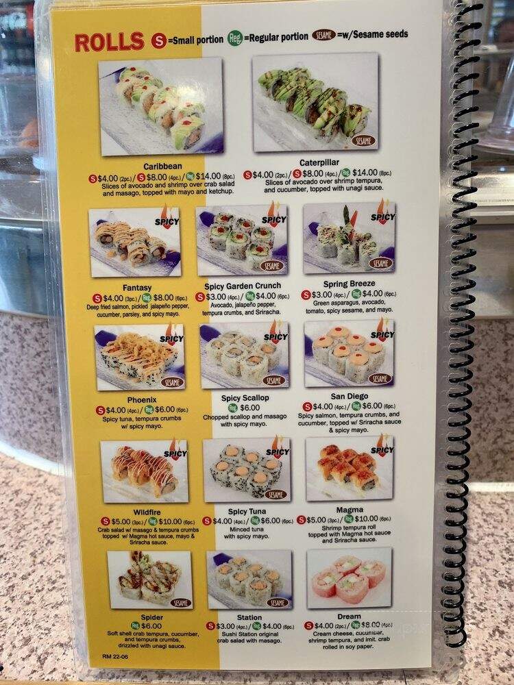 Sushi Station - Rolling Meadows, IL menu_pic