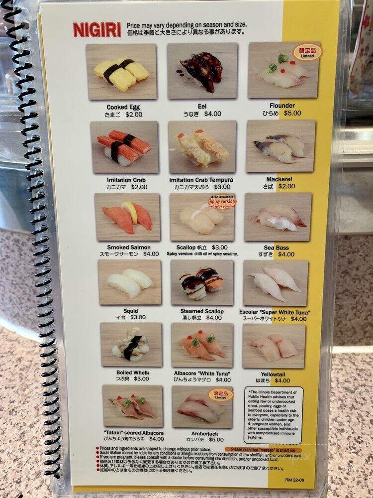 Sushi Station - Rolling Meadows, IL menu_pic