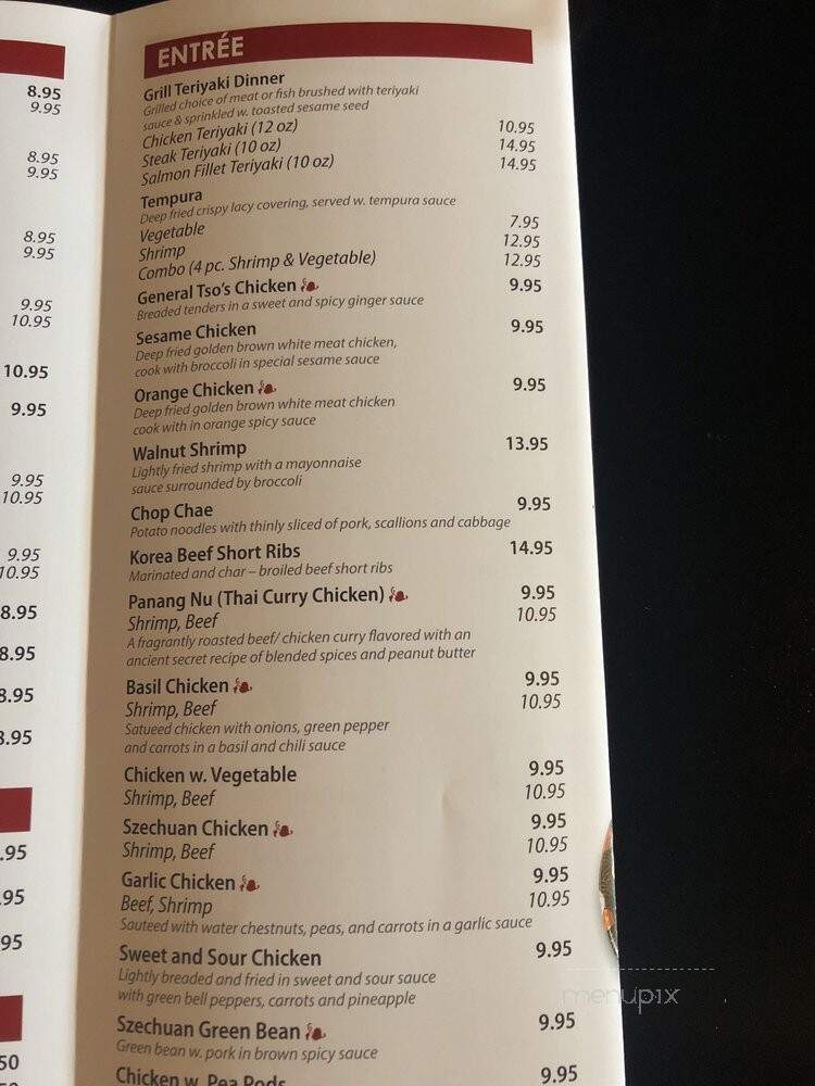 Sushi Thaime - Oak Lawn, IL menu_pic