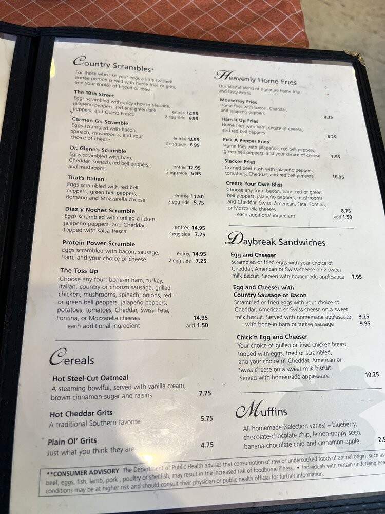 Sweet Maple Cafe - Chicago, IL menu_pic