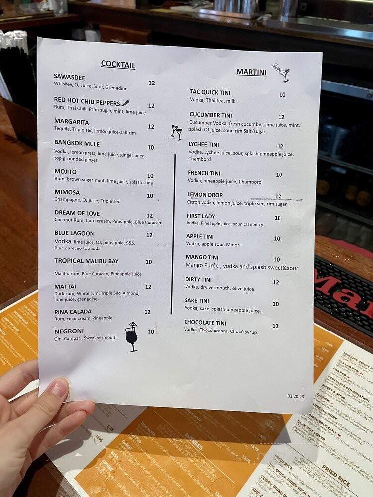 Tac Quick - Chicago, IL menu_pic