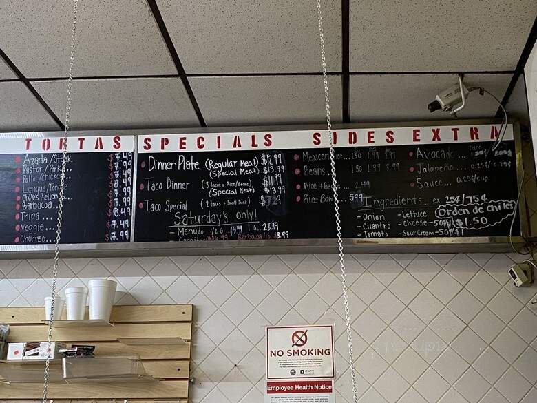 Taqueria El Jardin - Chicago, IL menu_pic