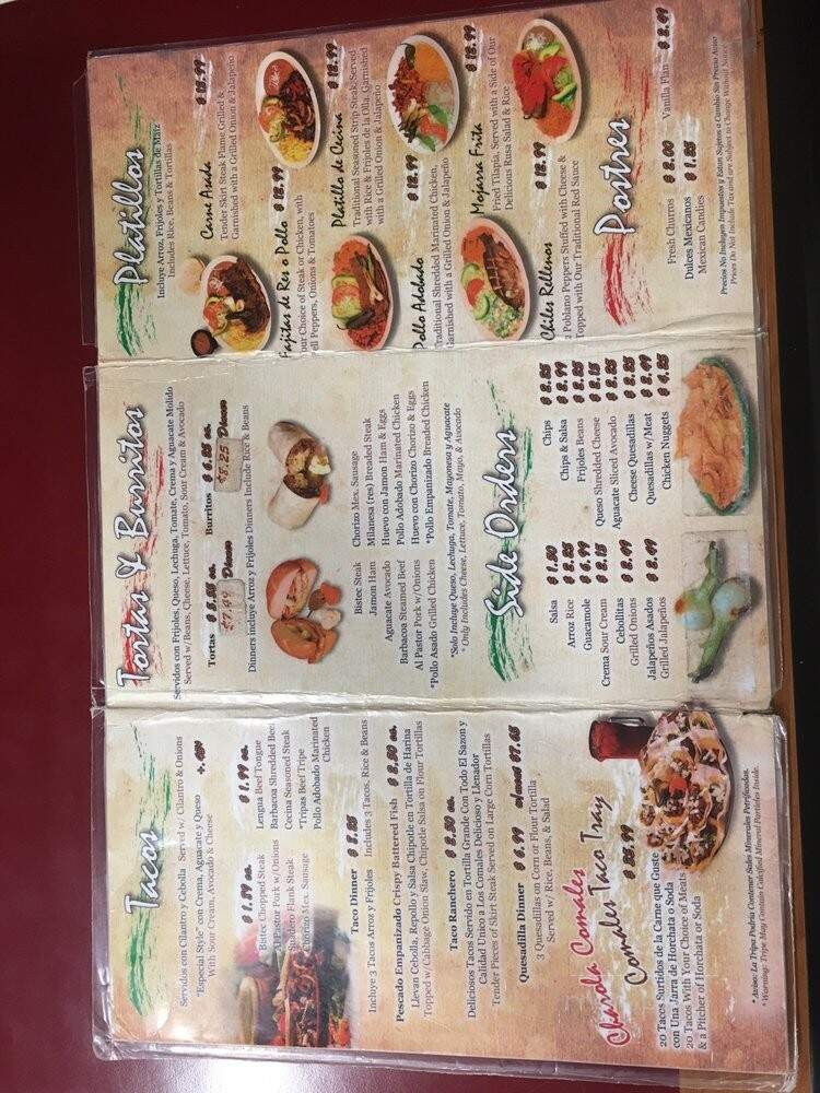 Taqueria Los Comales - Chicago, IL menu_pic